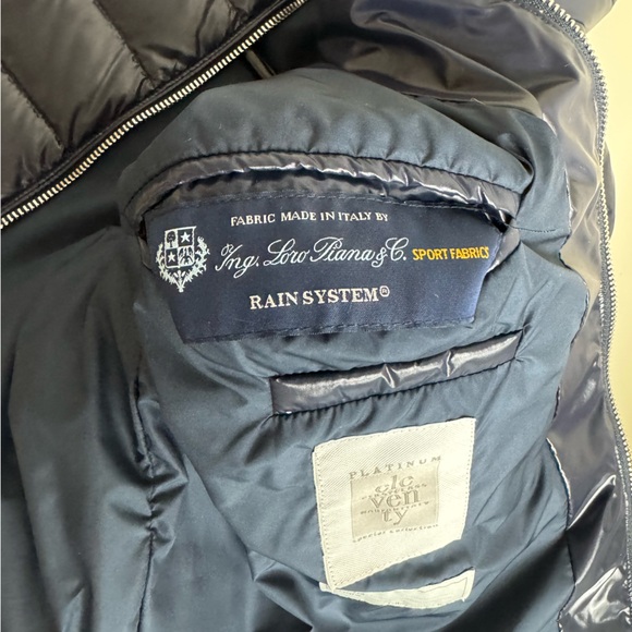 Eleventy LUXURY Navy Puffer with Grey sleeves - Picture 5 of 5